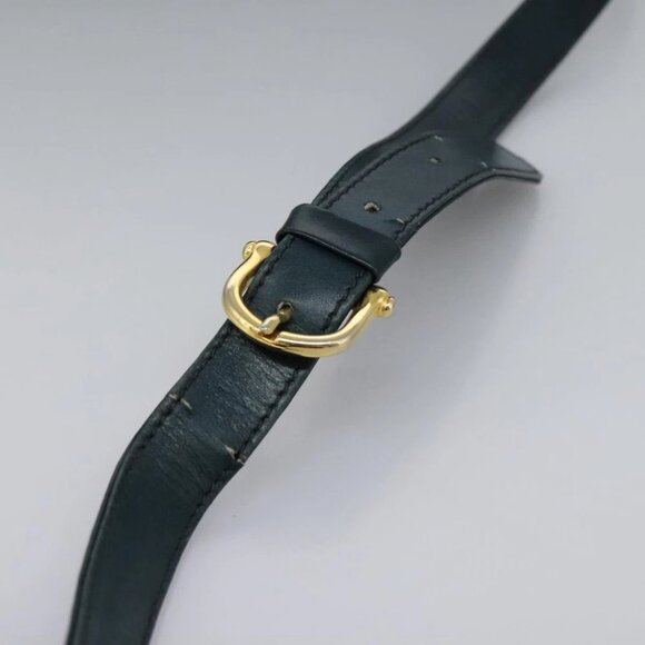 CELINE C Sulky Shoulder Bag PVC Navy Gold - Picture 10 of 15